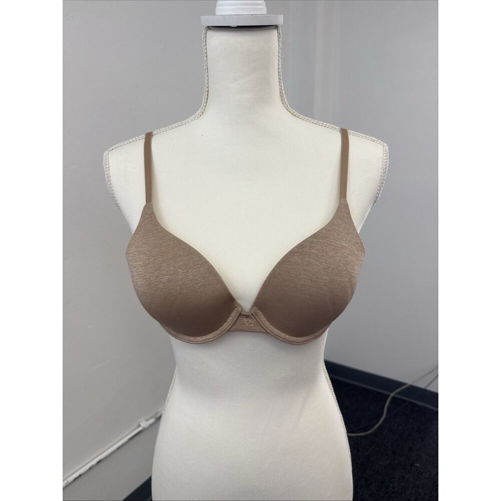 Victoria's Secret Padded Perfect Coverage Beige Bra - Size 32C